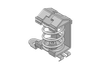 Shield Brackets with Compression Spring- with or without Integrated Strain Relief - 36504 - icotek Corp