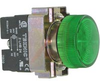 Pilot Light, LED Green, Metal, 22mm, 24VAC/VDC - 70156712 - Allied Electronics, Inc.