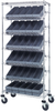 Cart W/euro Drawer, 7Shelves, 30Bin, Gry; No. Of Bins Quantum Storage - 44AC5756 - Newark, An Avnet Company