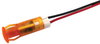 Panel Indicator, 6Mm, Orange, 12Vdc; Led Color Apem - 27X4860 - Newark, An Avnet Company