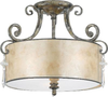 Semi-Flush Mts.-Drum Shade - 77579 - Light Center (The)