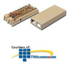 Allen Tel Modular Duplex Surface Jack - AT444 - TelephoneStuff.com