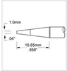 Metcal Smartheat Soldering Tip PHT-753077 - Conical Tip - 0.656 in Tip Length - 0.04 in Tip Width - METCAL PHT-753077 - R. S. Hughes Company, Inc.