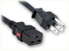 NEMA 5-15P to IEC-60320-C19 AUTO-LOCK HOME // Power Cords // North American Power Cords // Auto-Lock® Power Cords - 5050.018AL - Quail Electronics