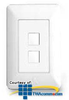 Legrand - On-Q 2 Port AnyPort&reg; Designer Wall Plate (25.. - 364301-01 - TelephoneStuff.com