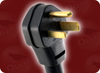 NEMA 6-50P to BLUNT CUT HOME // Power Cords // High Voltage Power Cords // Straight Blade Power Cords -- 4825.1200S - Image