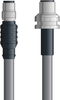 DN4110089F02 - LAPP UNITRONIC® DeviceNet Cordsets 14 & 18 AWG / 1 + 1 pair Bus - Gray PVC - M12 Male / M12 Male Bulkhead connectors - 2m - OLFDN4110089F02 - Lapp Tannehill