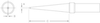 Weller Screwdriver Tip ETM - Screwdriver Tip - 1 in Tip Length - 0.125 in Tip Width - 0.037 in Thick - 037103-47810 - R. S. Hughes Company, Inc.