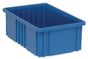 Dividable Grid Container, Blue; Bin Colour Quantum Storage - 44AC4687 - Newark, An Avnet Company