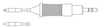 Weller Needle Tip 0054460499 - Needle Tip - 1.654 in Tip Length - 1.5 mm Tip Width - 0.4 mm Thick - 037103-20816 - R. S. Hughes Company, Inc.