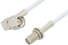 SMA Male Right Angle to SMA Female Bulkhead Cable 48 Inch Length Using RG188-DS Coax - PE34179-48 - Pasternack