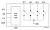 0.6 to 6.0 GHz 4xSPST Shunt MIPI Antenna Tuning Switch in a QFN Package - SKY19256-701LF - Skyworks Solutions, Inc.