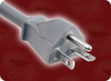 NEMA 6-20P GREY to ROJ HOME // Power Cords // High Voltage Power Cords // Straight Blade Power Cords -- 1705.072 - Image