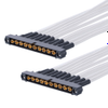 10 Pos. Male SIL 12 AWG Cable Assembly, double-end, Jackscrews -- M80-MP135-10-XXXX-35AM1 - Image