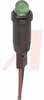 Indicator,Pnl-Mnt;LED;Green;20mcd;1/4In.;12VDC;/Snap;6In. Wire;60deg - 70214113 - Allied Electronics, Inc.