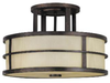 Semi-Flush Mts.-Drum Shade - 273288 - Light Center (The)