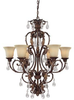 3646GU-254-CR Mid. Chandeliers-Glass Up - 617704 - Capital Lighting, Inc.