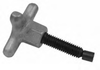 Small Pad - Hand Knob Head Swivel Screw Clamp Assembly: 3/8-16 Thread x 1.50 Length -- 31141S