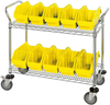 Quickpick Bin Cart, 2Shelf, 10Bins, Yel; No. Of Bins Quantum Storage - 44AC7928 - Newark, An Avnet Company
