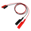 Alligator Clip to 0.080″ Pin Socket, 22 AWG PVC Test Lead -- 291 - Image