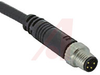 CONNECTOR, M12 CABLE, MALE, 5 POSITION,STRAIGHT - 70084688 - Allied Electronics, Inc.