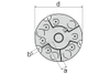 Strain gauge 1.5/120 RY61 -- 1-RY61-1.5/120 - Image