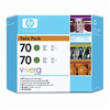 70 Ink Cartridge for Designjet Z3100/3200 w/ Vivera Ink Twin Pack- Green - CB348A - LexJet Corporation