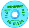 Techspray #3 Green No Clean Flux Coating Desoldering Braid 1822-10F - 10 ft Length - 0.075 in Diameter - No Clean Flux Core - 1822-10F - R. S. Hughes Company, Inc.