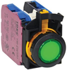 Switch, Pushbutton, Illuminated, 4Pst, 10A, 240V, Green; Product Range Idec - 19X1271 - Newark, An Avnet Company