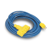 10319 Extension Cord Triple Connector, SJEW-A, 25 ft, 14 Ga., Blue -- 10319 - Image