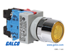 IDEC Pushbutton Illuminated - AOLFW29922D-G-24V - Galco Industrial Electronics