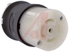Connector Body; 30 A; 120/208 VAC (3 Phase Y);L21-30R, B/W - 70116450 - Allied Electronics, Inc.