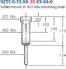 Receptacle With A Standard Tail -- 0255-0-15-15-30-14-04-0 - Image