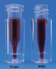 Plastic Vials, Plastic High Recovery Vials w/ Glass Inserts -- 225195