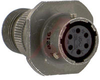 CONNECTOR,CABLE CONNECTING RECEPTACLE,CLASS A,SIZE 10,6 #20 SOLDER SOCKET CONT - 70010689 - Allied Electronics, Inc.