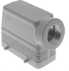 Standard, Rectangular Hood, size 77.27, 4 Pegs, Side PG21 cable entry - CAO-16.21 - Mencom Corporation