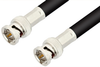 75 Ohm BNC Male to 75 Ohm BNC Male Cable 60 Inch Length Using 75 Ohm RG6 Coax, RoHS - PE33197LF-60 - Pasternack