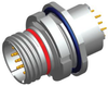 Circular Connector, Receptacle, 6-6, 6 Position, Jam Nut; Product Range Amphenol Aerospace - 12X6833 - Newark, An Avnet Company