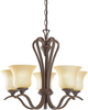 2085OZ Mid. Chandeliers-Glass Up - 433167 - Capital Lighting, Inc.