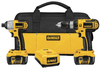 18V Cordless Hammerdrill / Impact Driver Combo Kit with XRP&trade; Li-Ion Battery Packs - DCK274L - DEWALT Industrial Tool Co.