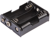 Battery Holder, Aa, Snap On; Battery Sizes Accepted Multicomp Pro - 07AH4334 - Newark, An Avnet Company