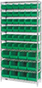 Open Wire Shelving, 10Shelves, 48Bin/grn; Shelving Unit Type Quantum Storage - 44AC8033 - Newark, An Avnet Company