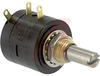 Pot;Wirewound;Rest 1 Kilohms;Panel;5 Turns;Pwr-Rtg 1W;Shaft Dia 0.25in - 70089284 - Allied Electronics, Inc.