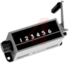 Counter; Mechanical Rotary; 6; 2500 Counts/Minute; 0.03 in.; Right Hand; 18 Oz. - 70115359 - Allied Electronics, Inc.