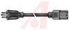 Cord, Power; 10 A; 125 V; 7 Ft. 6 in.; NEMA 5-15 plug; C13 connector - 70125975 - Allied Electronics, Inc.