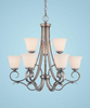 Mid. Chandeliers-Glass Up - 664405 - Capital Lighting, Inc.
