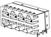 Cat5 Rj45 Modular Jack, 8 Position, 8 Port; Modular Connector Type Molex - 92C1819 - Newark, An Avnet Company