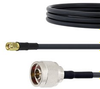 Low Loss N Male to RP SMA Male Cable LMR-240 Coax in 12 Inch and RoHS with LF Solder - FMC00441LF-12 - Fairview Microwave Inc.