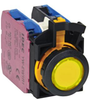 Switch, Pushbutton, Illuminated, 4Pst, 10A, 240V, Yel; Product Range Idec - 19X1197 - Newark, An Avnet Company