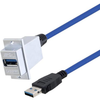 Usb 3.0 Type A Coupler, Female Bulkhead Male Latching 0.5M Rohs Compliant L-Com - 23AH2675 - Newark, An Avnet Company